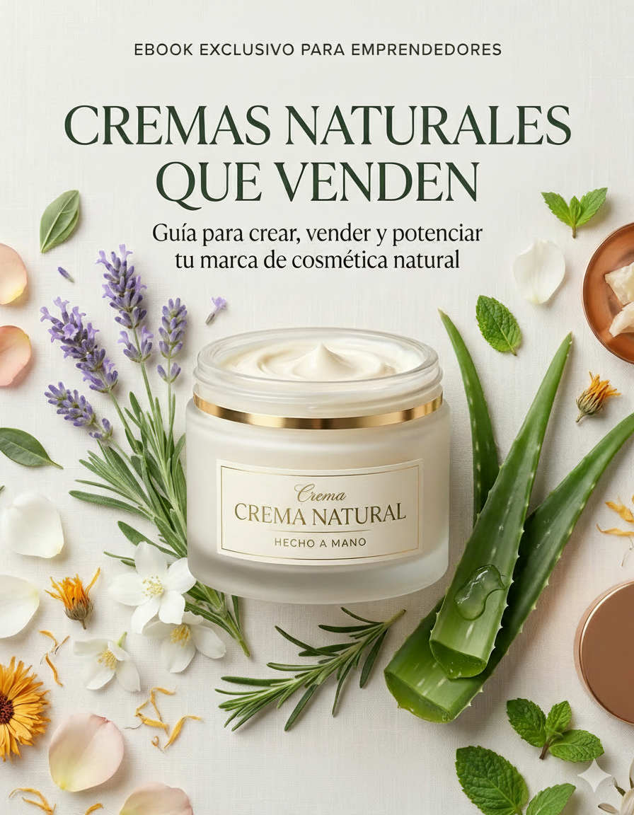 Cremas naturales que venden, hace de tu cuidado un negocio
